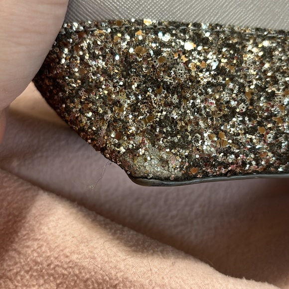 Kate Spade Ina Greta Court Cityscape Satchel Crossbody in Grey/ Glitter - Picture 8 of 11